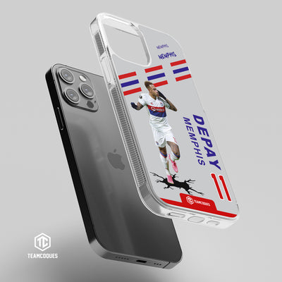 Coque joueur MEMPHIS DEPAY LYON OL - TEAMCOQUES