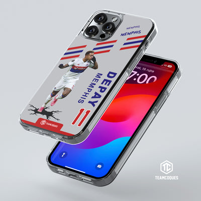 Coque joueur MEMPHIS DEPAY LYON OL - TEAMCOQUES