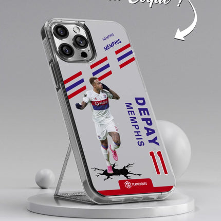 Vidéo Coque joueur MEMPHIS DEPAY LYON OL - TEAMCOQUES