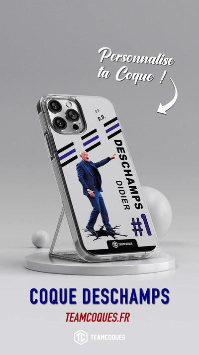 Vidéo Coque joueur DIDIER DESCHAMPS COACH ENTRAÎNEUR SÉLECTIONNEUR FRANCE - TEAMCOQUES