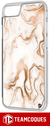 Coque design MARBRE GOLD - TEAMCOQUES