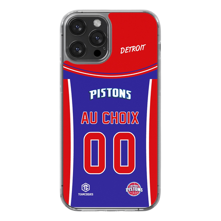 Coque basket NBA DETROIT PISTONS personnalisable - TEAMCOQUES