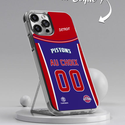 Vidéo Coque basket NBA DETROIT PISTONS personnalisable - TEAMCOQUES