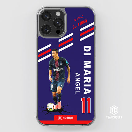 Coque joueur ANGEL DI MARIA PARIS PSG - TEAMCOQUES
