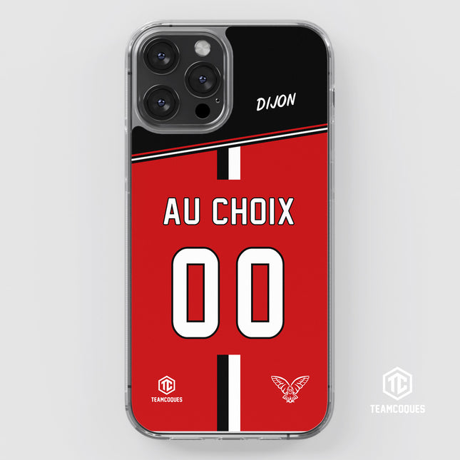 Coque foot DIJON FCO DFCO personnalisable - TEAMCOQUES
