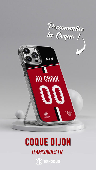 Vidéo Coque foot DIJON FCO DFCO personnalisable - TEAMCOQUES