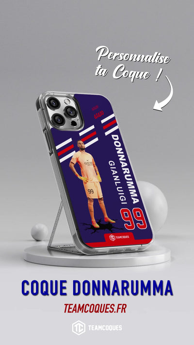 Vidéo Coque joueur GIANLUIGI GIGIO DONNARUMMA PARIS - TEAMCOQUES