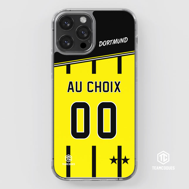 Coque foot DORTMUND personnalisable - TEAMCOQUES