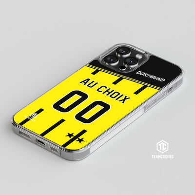 Coque foot DORTMUND personnalisable - TEAMCOQUES
