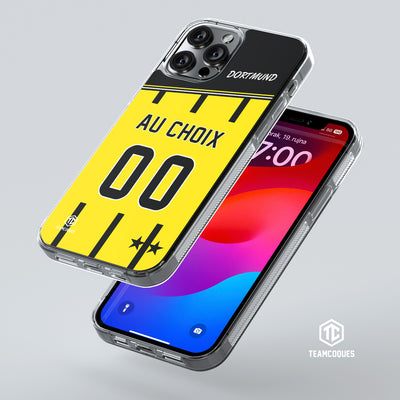 Coque foot DORTMUND personnalisable - TEAMCOQUES