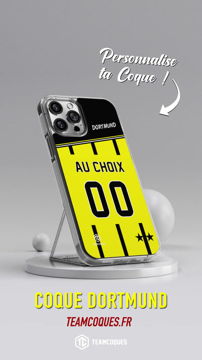 Vidéo Coque foot DORTMUND personnalisable - TEAMCOQUES
