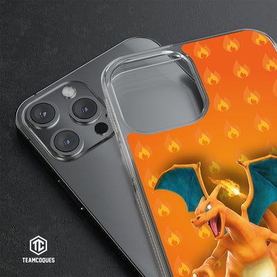 Coque design POKÉMON - DRACAUFEU - TEAMCOQUES