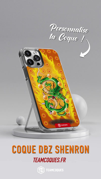 Vidéo Coque design DRAGON BALL - DRAGON SHENRON BOULES DE CRISTAL - TEAMCOQUES