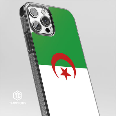 Coque drapeau ALGERIE personnalisable - TEAMCOQUES