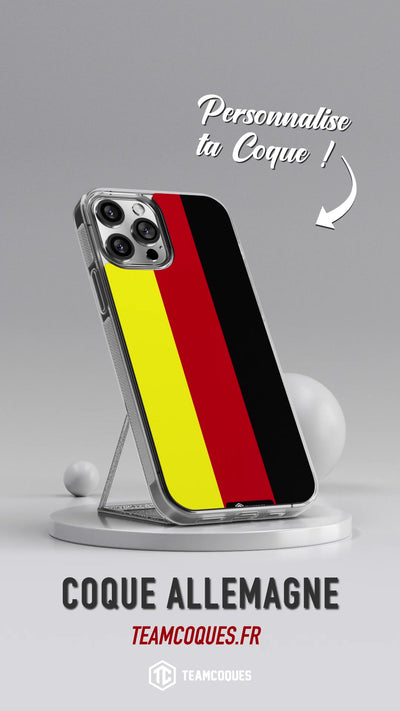 Vidéo Coque drapeau ALLEMAGNE 1 personnalisable - TEAMCOQUES