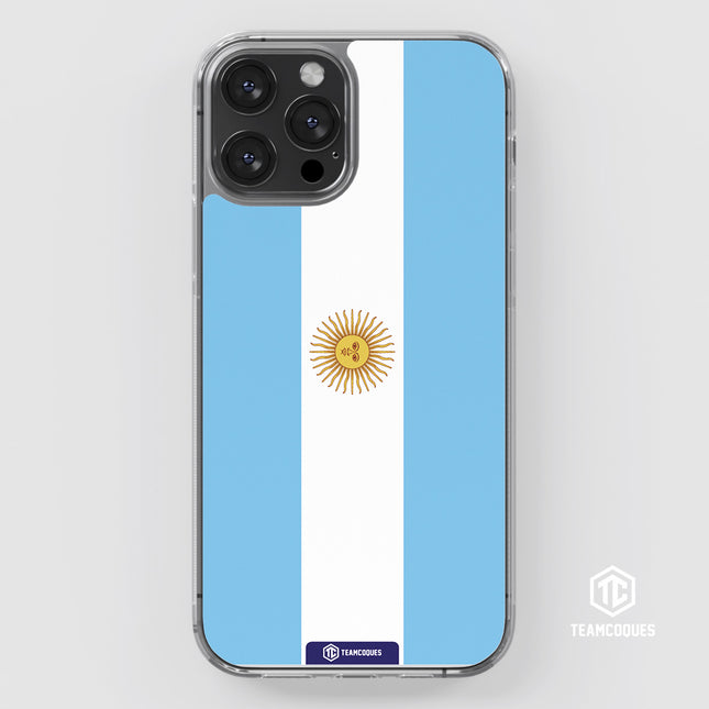 Coque drapeau ARGENTINE 1 personnalisable - TEAMCOQUES