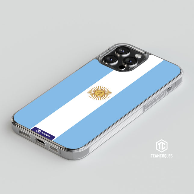 Coque drapeau ARGENTINE 1 personnalisable - TEAMCOQUES