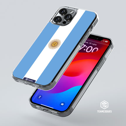Coque drapeau ARGENTINE 1 personnalisable - TEAMCOQUES