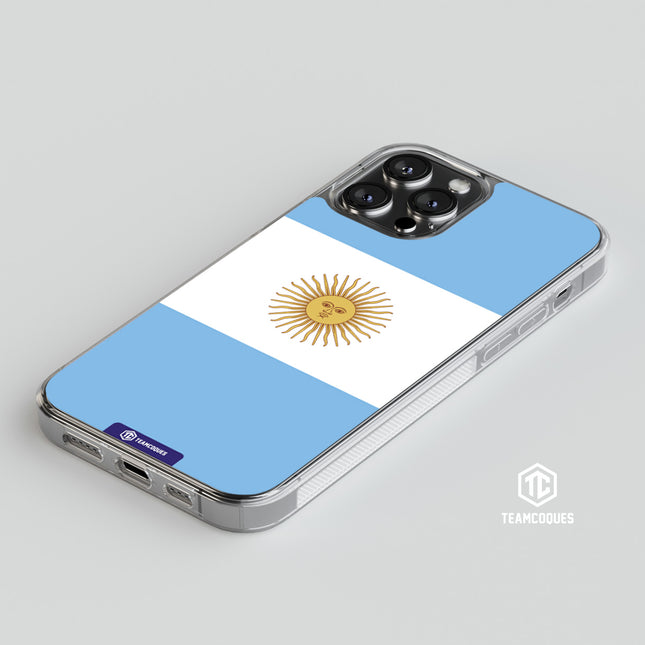 Coque drapeau ARGENTINE 2 personnalisable - TEAMCOQUES