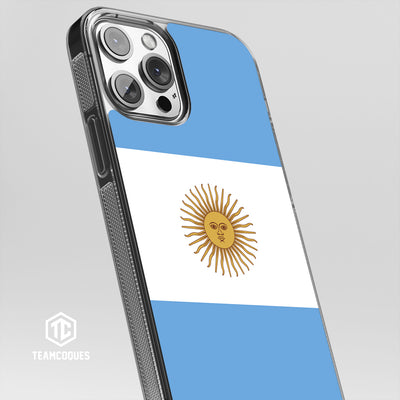 Coque drapeau ARGENTINE 2 personnalisable - TEAMCOQUES