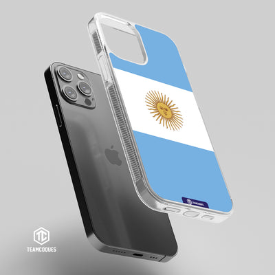 Coque drapeau ARGENTINE 2 personnalisable - TEAMCOQUES