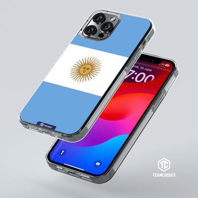Coque drapeau ARGENTINE 2 personnalisable - TEAMCOQUES