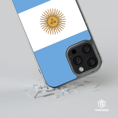 Coque drapeau ARGENTINE 2 personnalisable - TEAMCOQUES