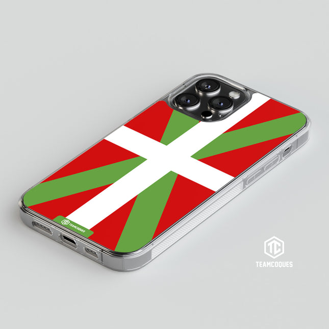 Coque drapeau PAYS BASQUE personnalisable - TEAMCOQUES
