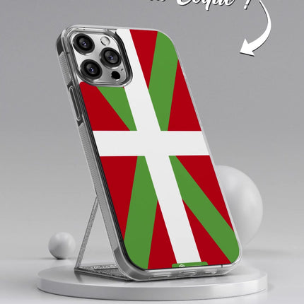 Vidéo Coque drapeau PAYS BASQUE personnalisable - TEAMCOQUES