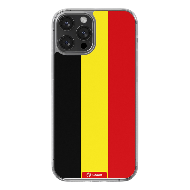 Coque drapeau BELGIQUE 1 personnalisable - TEAMCOQUES