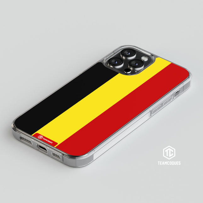Coque drapeau BELGIQUE 1 personnalisable - TEAMCOQUES