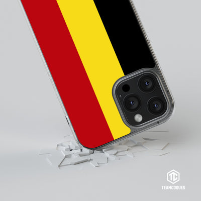 Coque drapeau BELGIQUE 1 personnalisable - TEAMCOQUES