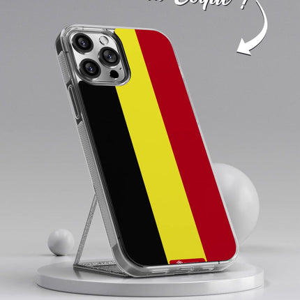 Vidéo Coque drapeau BELGIQUE 1 personnalisable - TEAMCOQUES