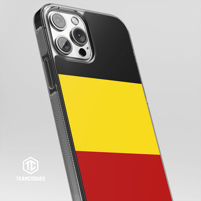 Coque drapeau BELGIQUE 2 personnalisable - TEAMCOQUES