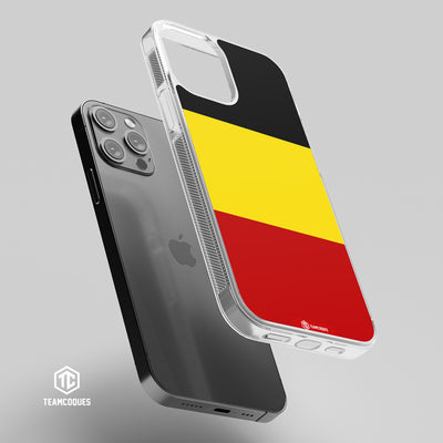 Coque drapeau BELGIQUE 2 personnalisable - TEAMCOQUES