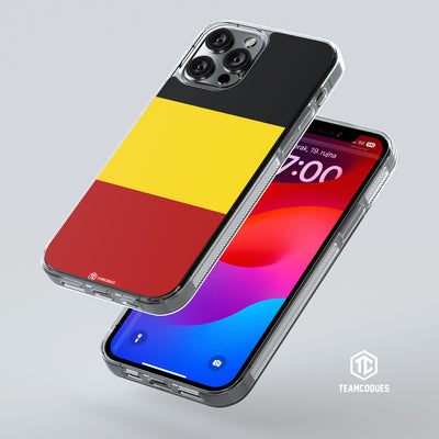 Coque drapeau BELGIQUE 2 personnalisable - TEAMCOQUES
