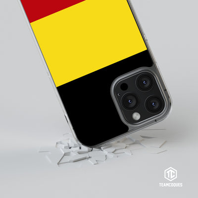 Coque drapeau BELGIQUE 2 personnalisable - TEAMCOQUES