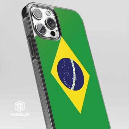 Coque drapeau BRÉSIL personnalisable - TEAMCOQUES