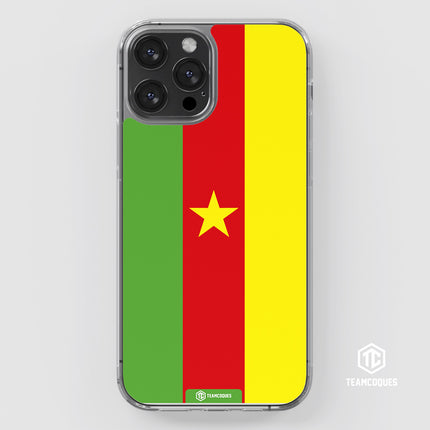 Coque drapeau CAMEROUN 1 personnalisable - TEAMCOQUES