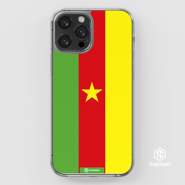 Coque drapeau CAMEROUN 1 personnalisable - TEAMCOQUES