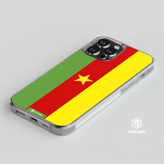Coque drapeau CAMEROUN 1 personnalisable - TEAMCOQUES