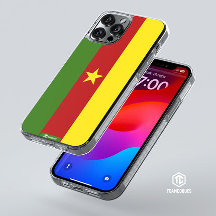 Coque drapeau CAMEROUN 1 personnalisable - TEAMCOQUES