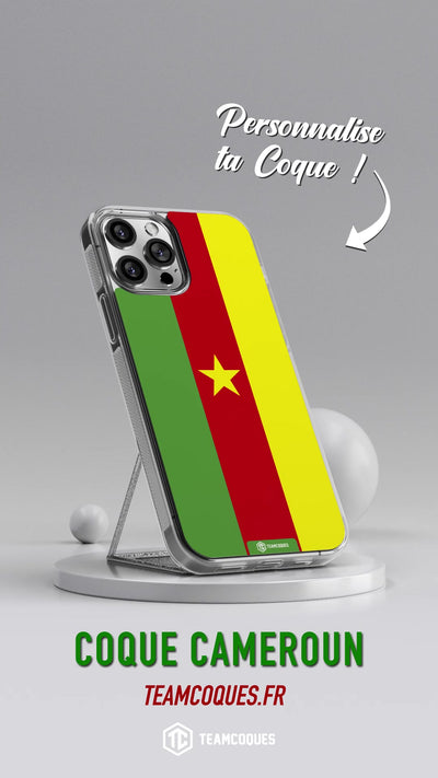Vidéo Coque drapeau CAMEROUN 1 personnalisable - TEAMCOQUES