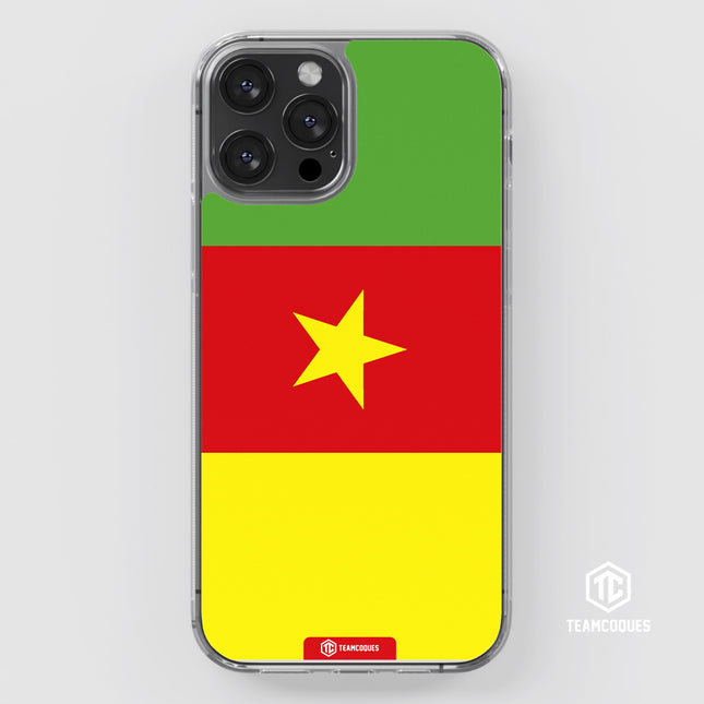 Coque drapeau CAMEROUN 2 personnalisable - TEAMCOQUES