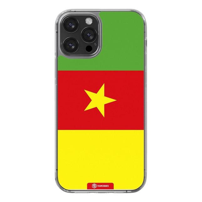 Coque drapeau CAMEROUN 2 personnalisable - TEAMCOQUES