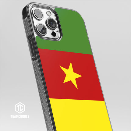 Coque drapeau CAMEROUN 2 personnalisable - TEAMCOQUES