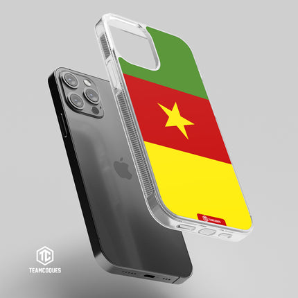 Coque drapeau CAMEROUN 2 personnalisable - TEAMCOQUES