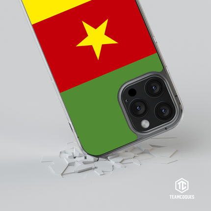 Coque drapeau CAMEROUN 2 personnalisable - TEAMCOQUES