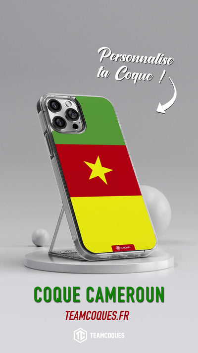Vidéo Coque drapeau CAMEROUN 2 personnalisable - TEAMCOQUES