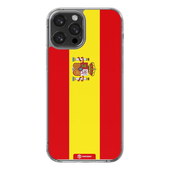 Coque drapeau ESPAGNE 1 personnalisable - TEAMCOQUES